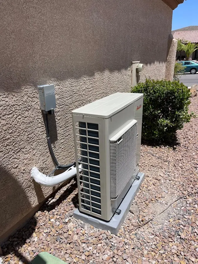 Residential air conditioning condenser unit in South Brooksville